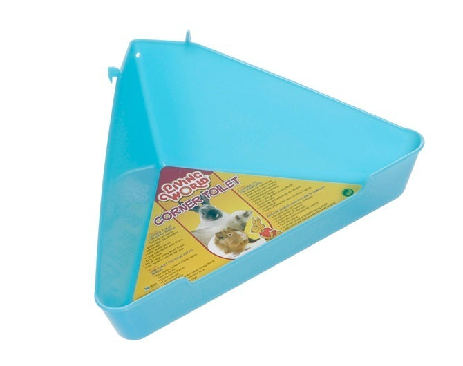 L.W. Corner Toilet Aqua