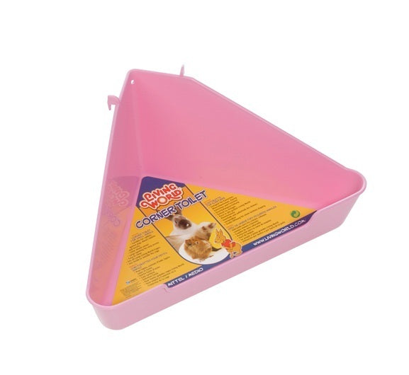 L.W. Corner Toilet Pink