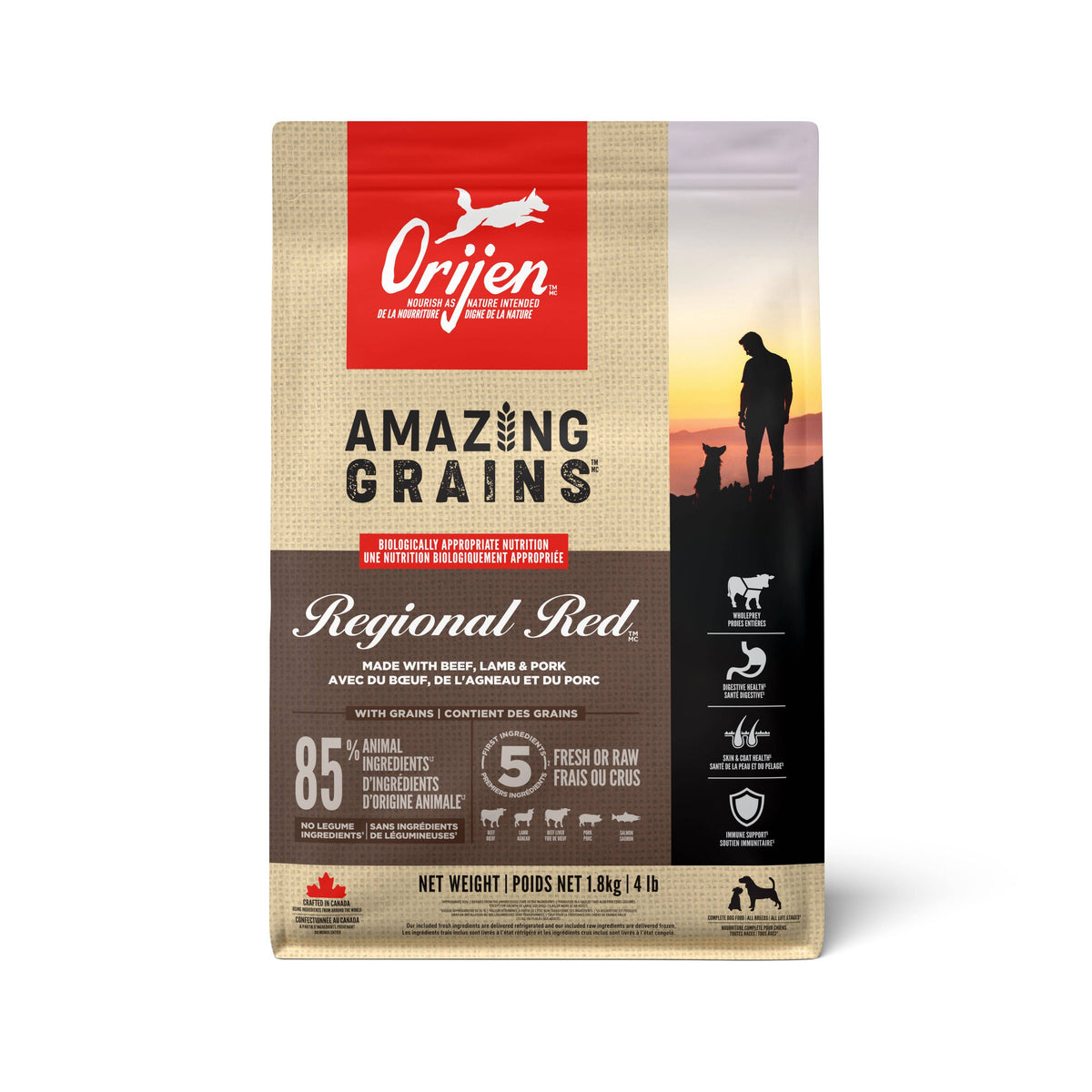 Orijen Amazing Grains Regional Red